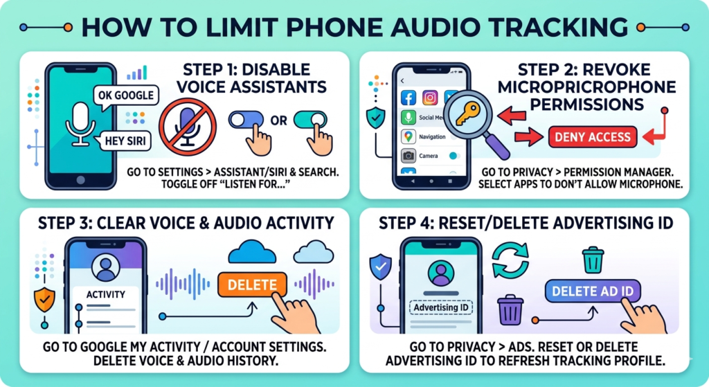 How To Limit Phone Audio Tracking